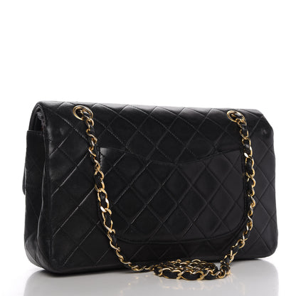 Chanel Lambskin Quilted Medium Double Flap Black 3 of 10