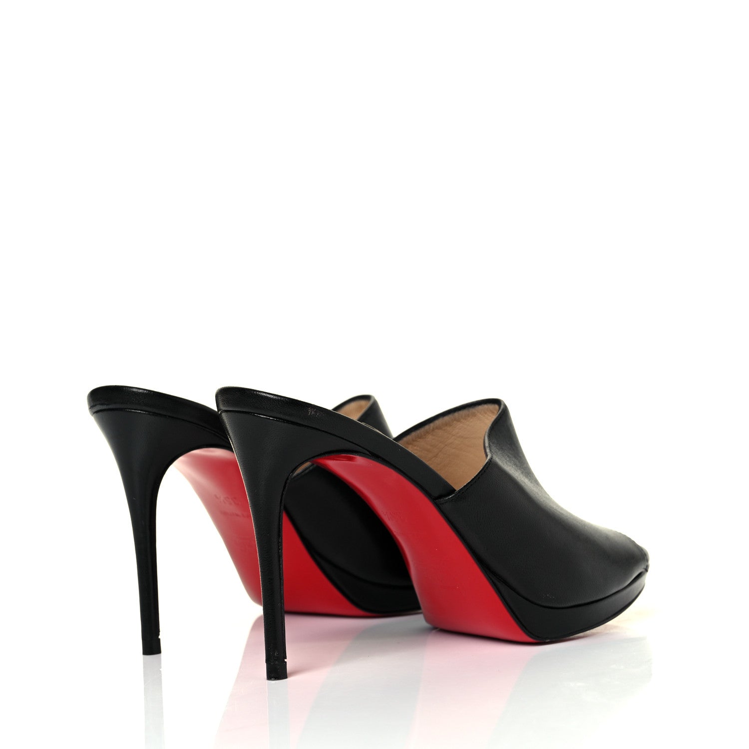 Christian Louboutin Nappa Pigamule 100 Slide Sandals 35.5 Black 4 of 7