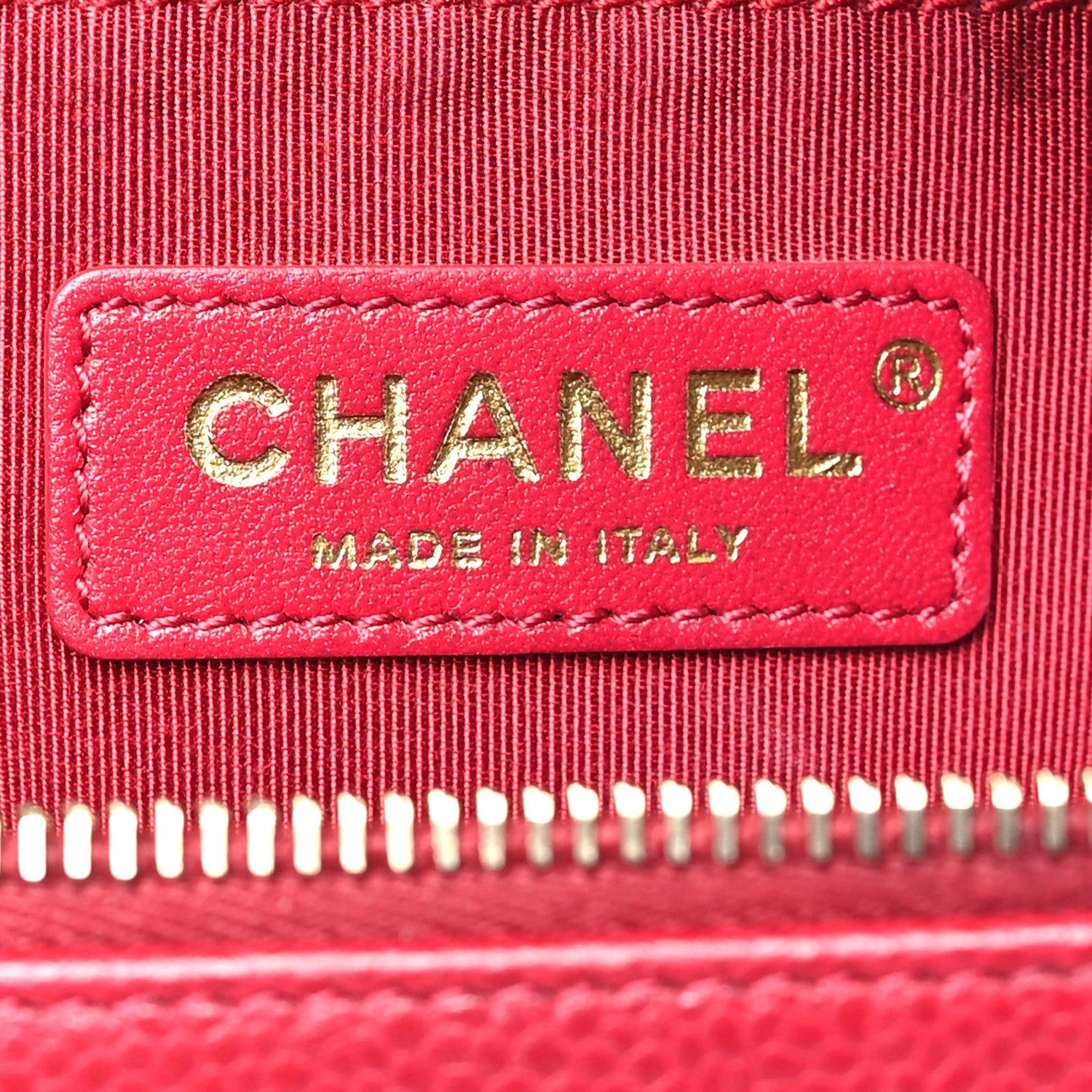 Chanel Caviar Quilted Mini Carry Around Bowling Bag Red 7 of 10