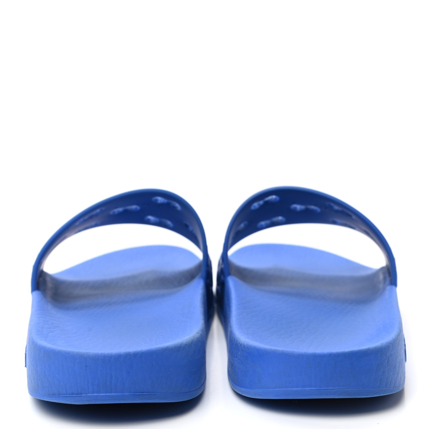 Gucci Rubber GG Monogram Mens Slide Sandals 8 Bright Splash 6 of 8