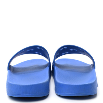 Gucci Rubber GG Monogram Mens Slide Sandals 8 Bright Splash 6 of 8
