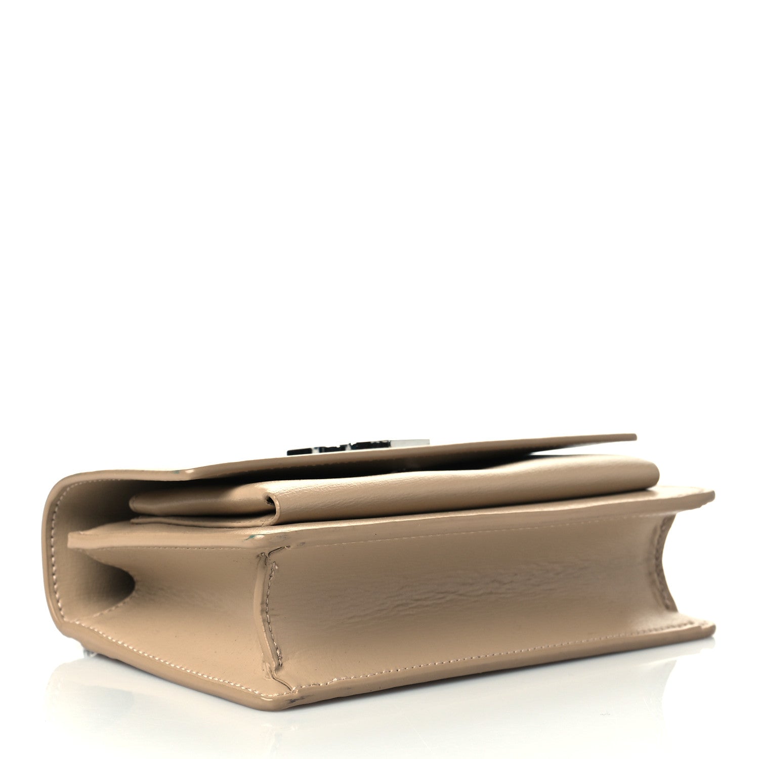 Saint Laurent Calfskin Monogram Sunset Chain Wallet Nude Powder 4 of 11