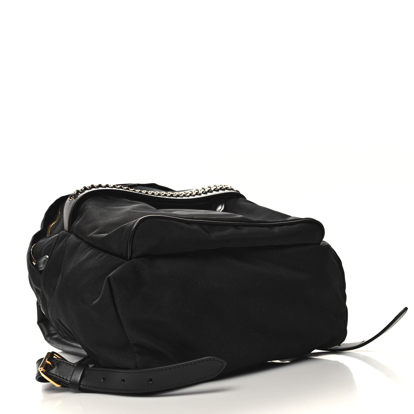 Nylon Eco Alter Nappa Mini Falabella GO Backpack Black