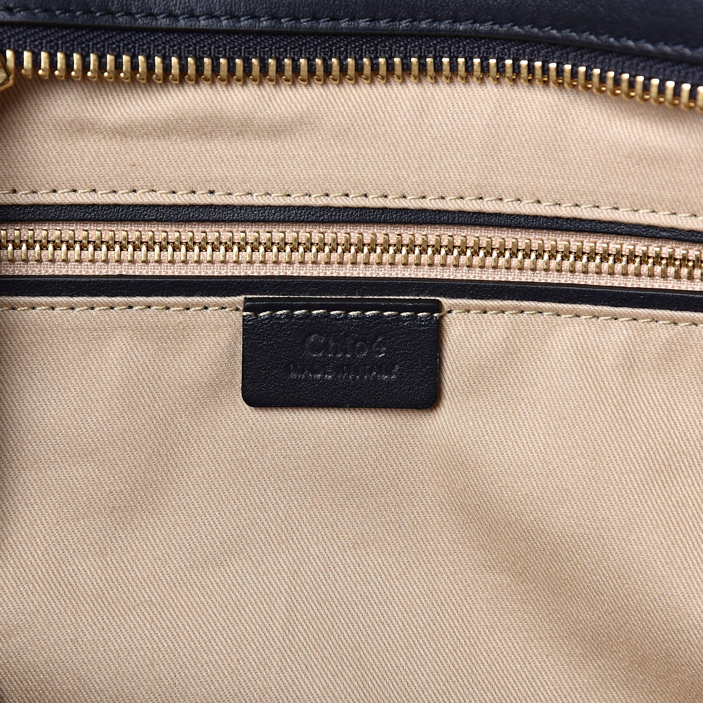 Smooth Calfskin Little Horses Embroidered Tao Zipped Tote Full Blue