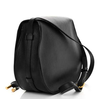 Chloe Calfskin Medium Marcie Round Crossbody Bag Black 3 of 10