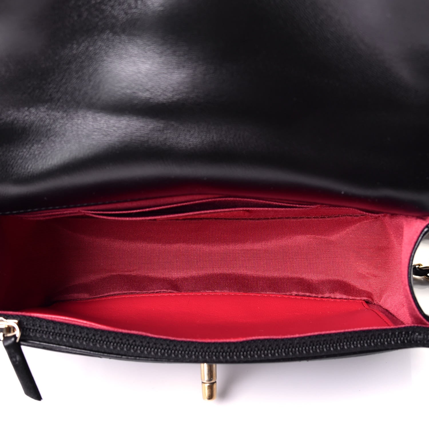 Chanel Shiny Lambskin Quilted Mini Flap Black 6 of 10