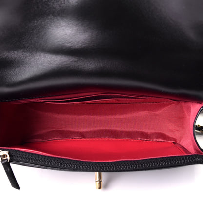 Chanel Shiny Lambskin Quilted Mini Flap Black 6 of 10