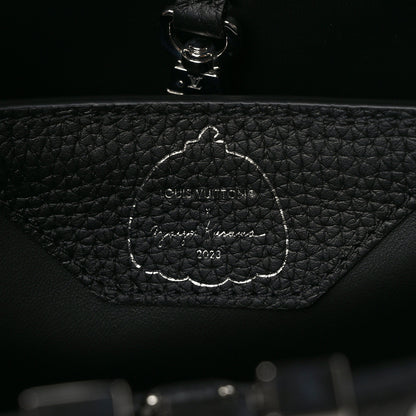 Louis Vuitton LOUIS VUITTON LV X YK Taurillon Capucines BB Black White 6 of 8