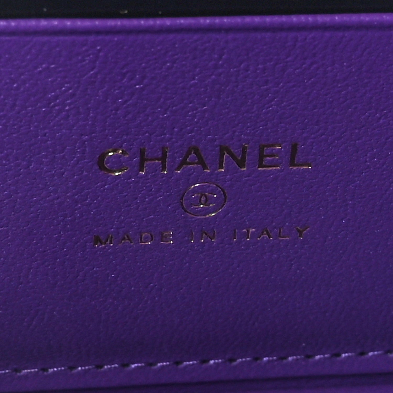 Chanel Lambskin Quilted Small Top Handle Vanity Case With Chain Purple 8 of 11