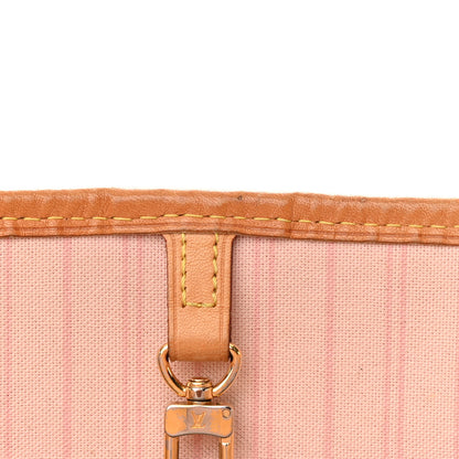 Louis Vuitton Damier Azur Neo Neverfull MM Rose Ballerine 24 of 25