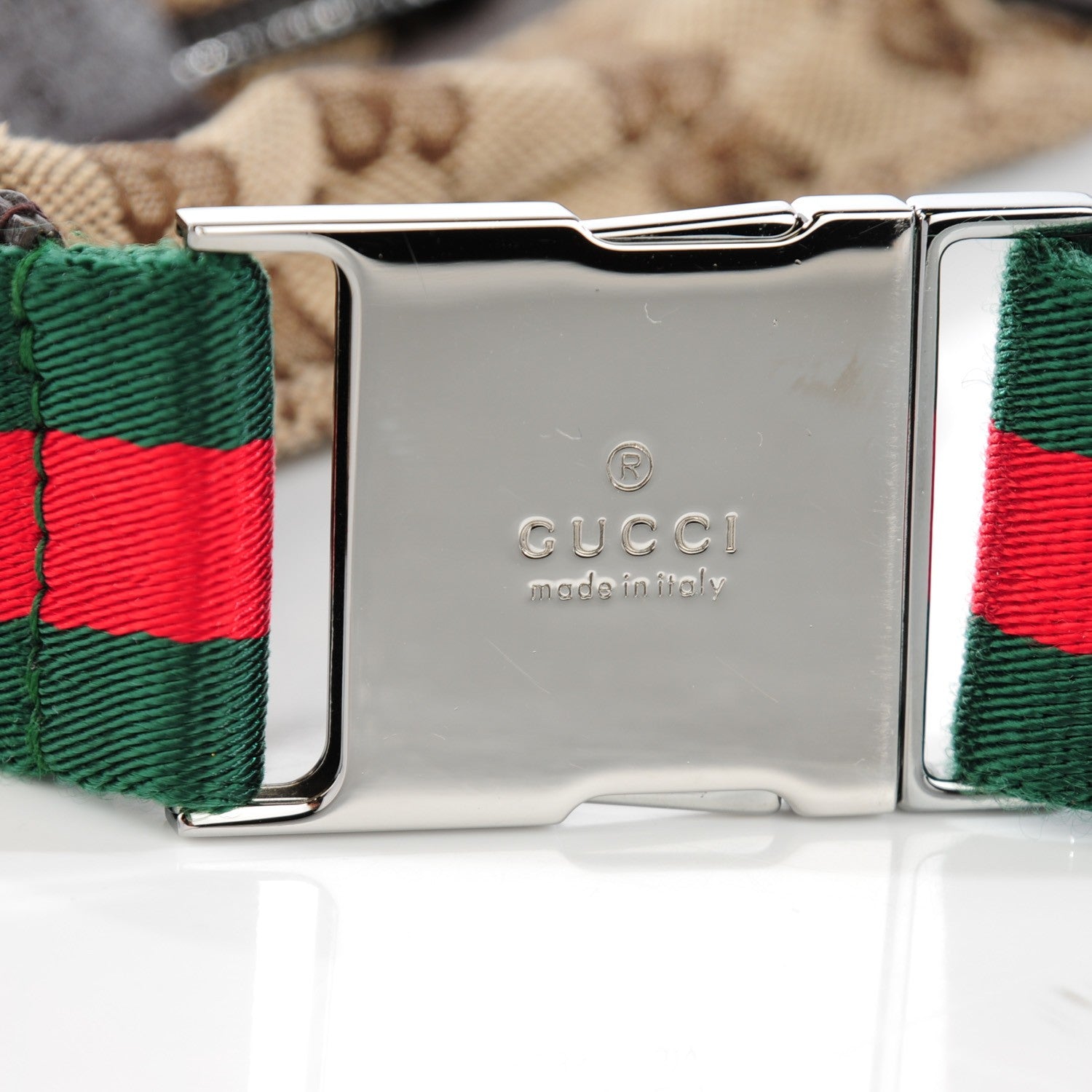 Gucci Monogram Web Belt Bag Dark Brown 9 of 9
