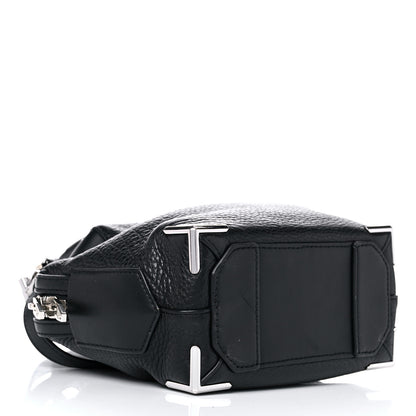 Alexander Wang Pebbled Calfskin Mini Emile Black Silver Hardware 4 of 12