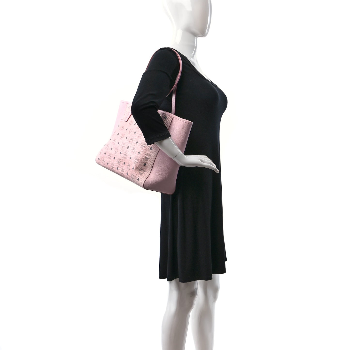 Visetos Medium Portuna Shopper Tote Powder Pink