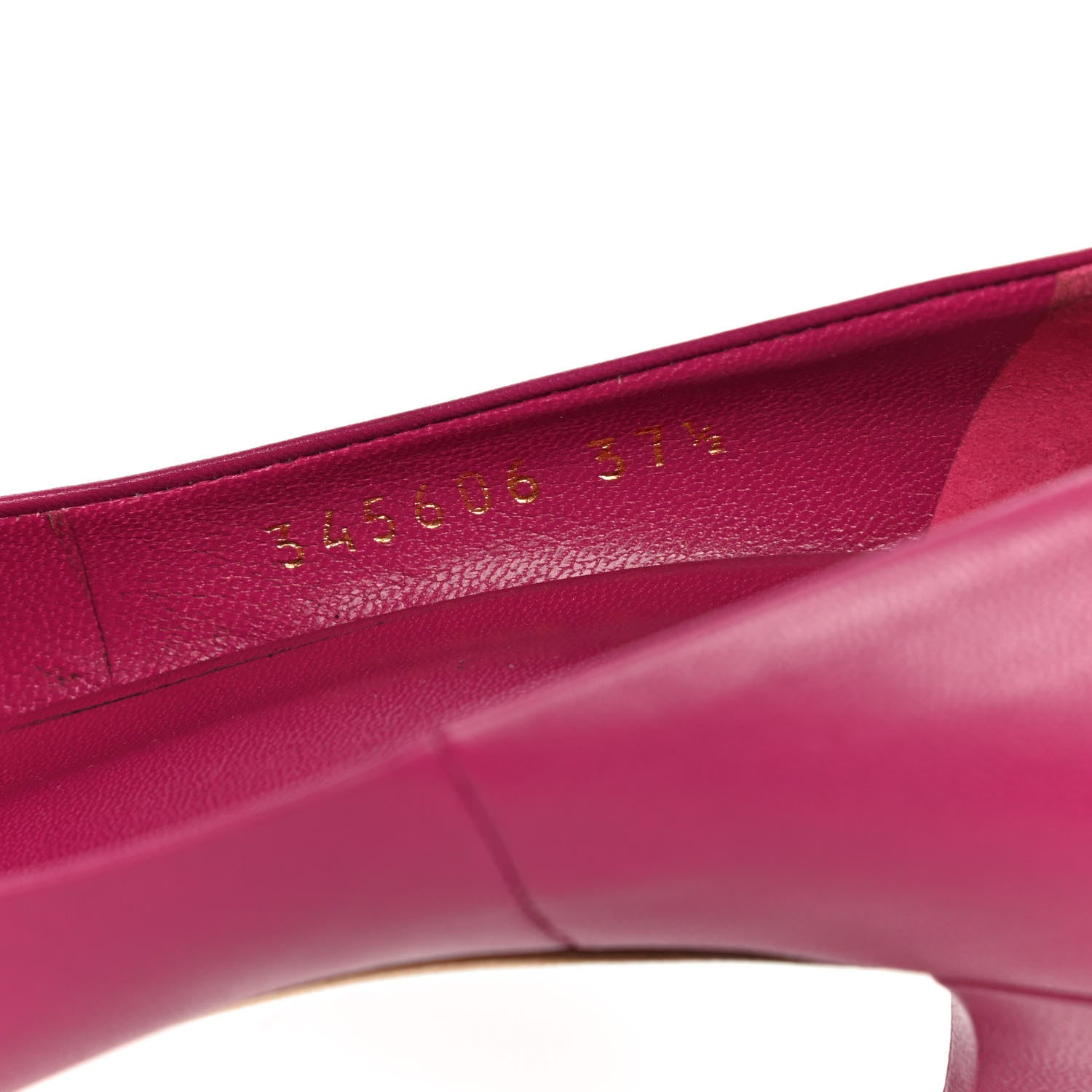 Gucci Malaga Kid Kristen Bamboo Pumps 37.5 Bright Bougainville 19 of 24