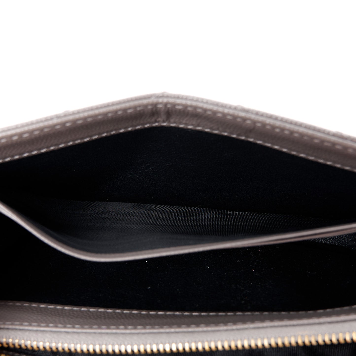 Grain De Poudre Matelasse Chevron Monogram Flap Wallet Storm