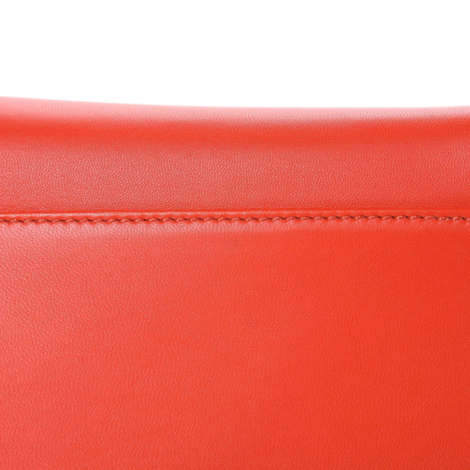 Fendi Nappa Mini Peekaboo Iconic Satchel Papavero 11 of 13