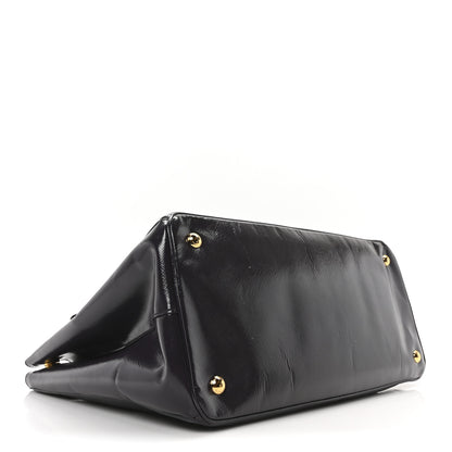 Prada Saffiano Vernice Large Tote Uva 3 of 9