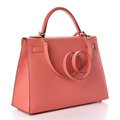 Hermes Epsom Kelly Sellier 32 Flamingo 3 of 16