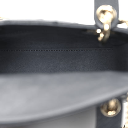 Christian Dior Ostrich Mini Lady Dior Dark Grey 5 of 12