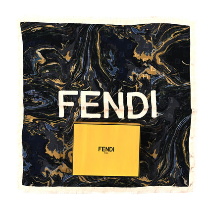 Fendi Silk FF Scarf Multicolor 4 of 4