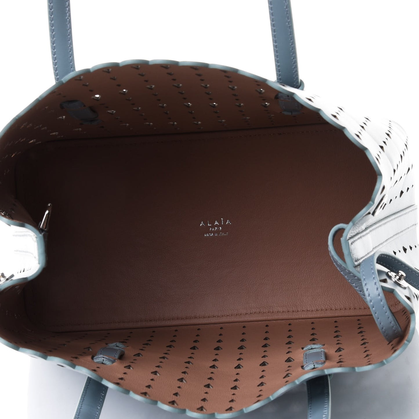 Calfskin Palmelato Goutte Mina 25 Bag Orage