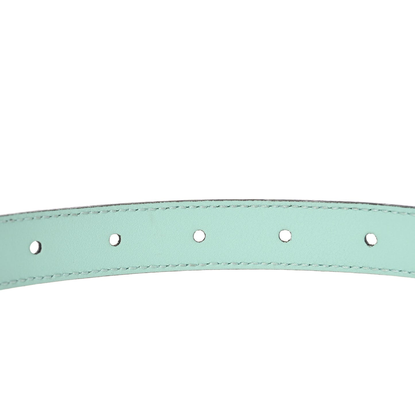 Moon Calfskin Palladium Double G 20mm Belt 85 34 Water Green