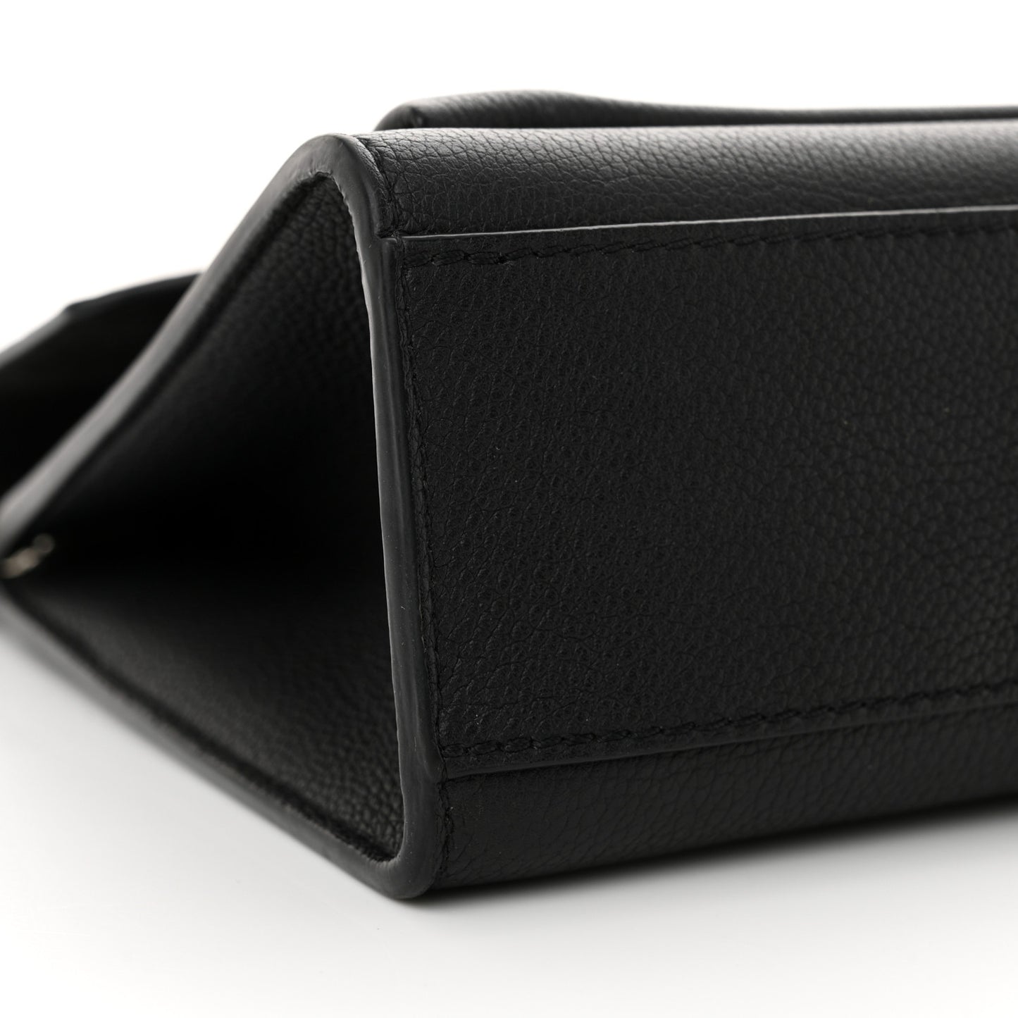 Soft Calfskin My Lockme Chain Bag BB Black