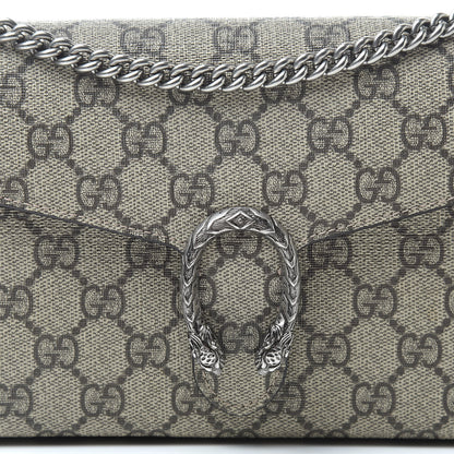 Gucci GG Supreme Monogram Mini Dionysus Chain Wallet Beige Taupe 8 of 10