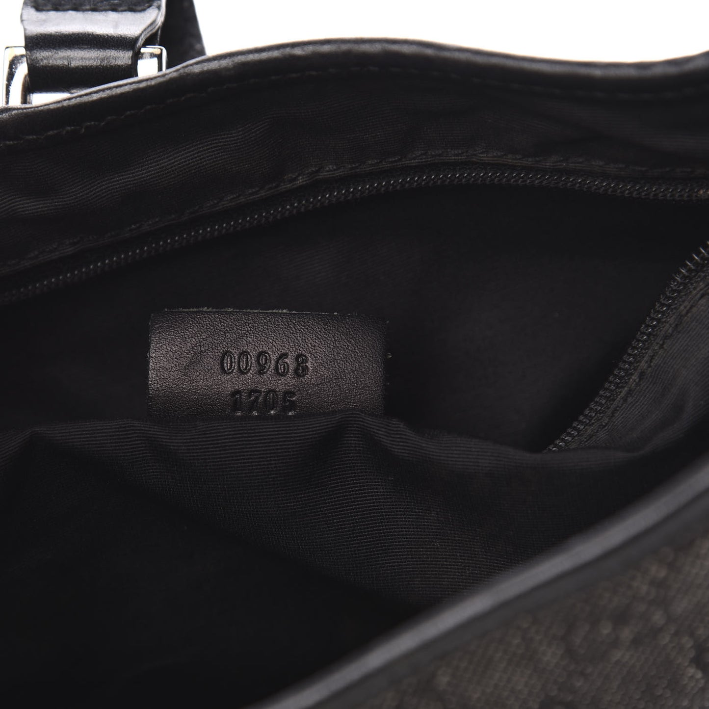 Denim Monogram Small Jackie O Hobo Black