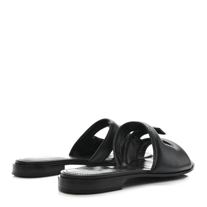 Givenchy Nappa G Flat Sandals 38.5 Black 4 of 10