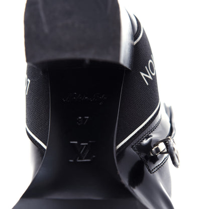 Louis Vuitton Glazed Calfskin Star Trail Ankle Boots 37 Black 9 of 10