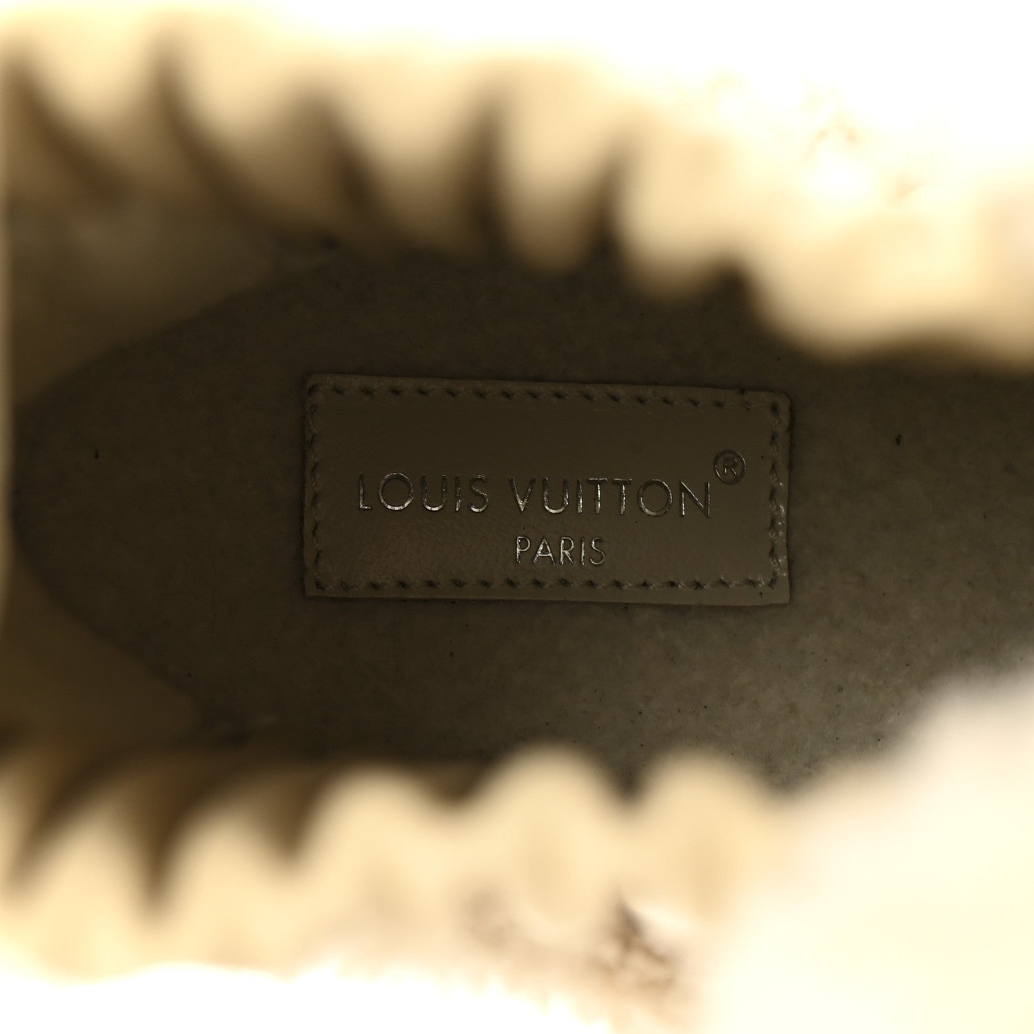 Louis Vuitton Suede Shearling Ruby Flat Ankle Boots 37 Beige 8 of 9