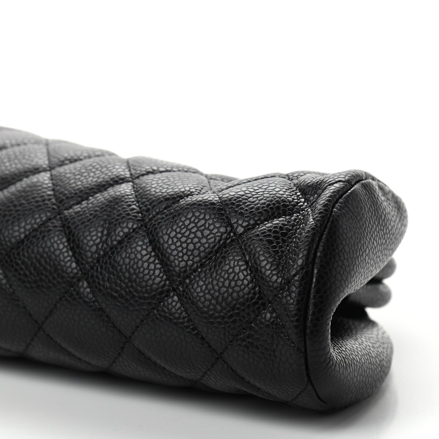 Caviar Quilted Timeless Clutch Black