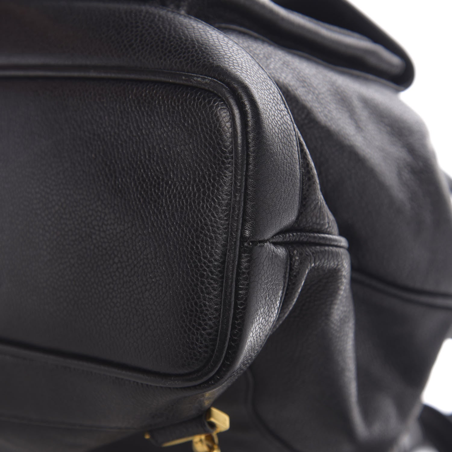 Chanel Caviar Drawstring Backpack Bag Black 9 of 10