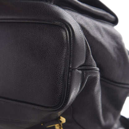 Chanel Caviar Drawstring Backpack Bag Black 9 of 10