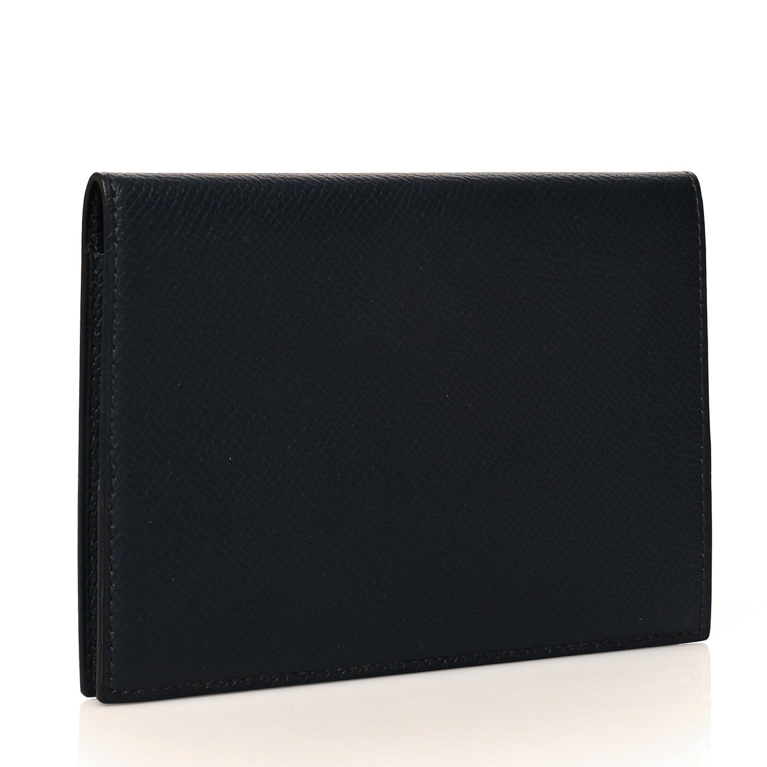 Hermes Epsom M2 Magellan Passport Holder Black Bleu Nuit 3 of 6