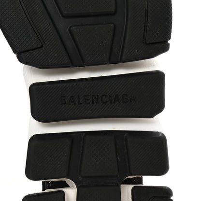 Balenciaga Laminated Knit Bi-Color Sole Womens Speed 2.0 Sneakers 37 Black White 7 of 9
