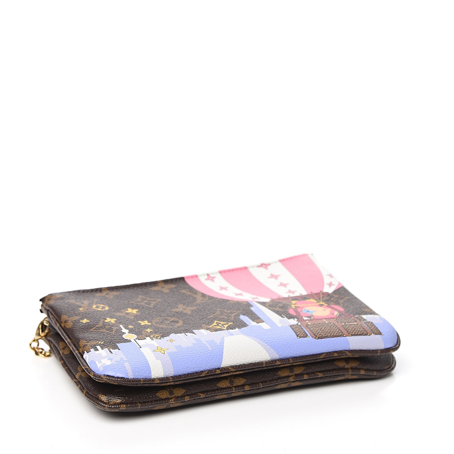 Monogram 2019 Christmas Animation Double Zip Pochette