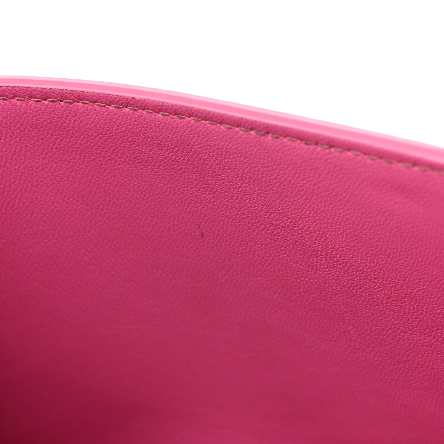 Shiny Calfskin Crocodile Embossed Small Hourglass Top Handle Bag Baby Pink