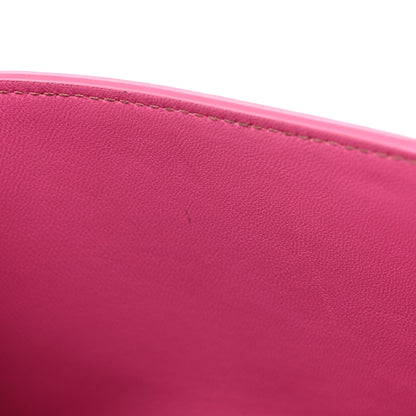 Balenciaga Shiny Calfskin Crocodile Embossed Small Hourglass Top Handle Bag Baby Pink 13 of 18