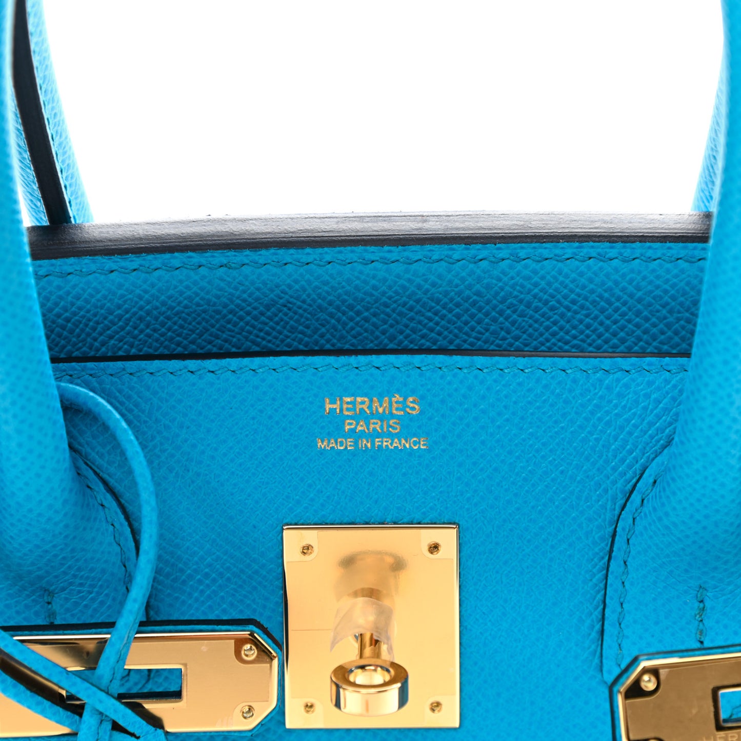 Epsom Birkin 30 Bleu Frida