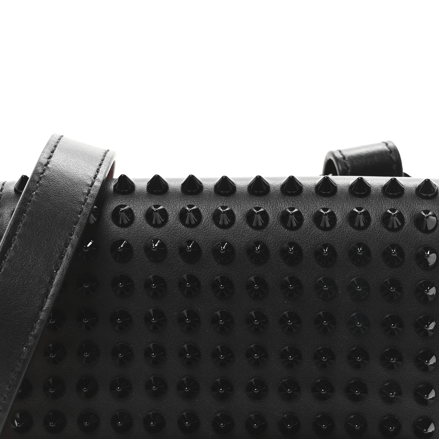 Christian Louboutin Calfskin Spikes Benech Reporter Black 7 of 9