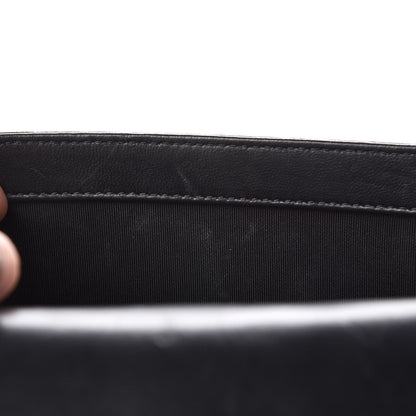 Chanel Lambskin Quilted Medium Boy Flap Black 12 of 13