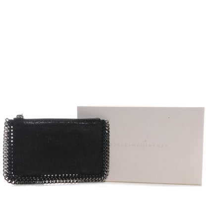 Stella McCartney Faux Leather Shaggy Deer Falabella Wristlet Black 5 of 8