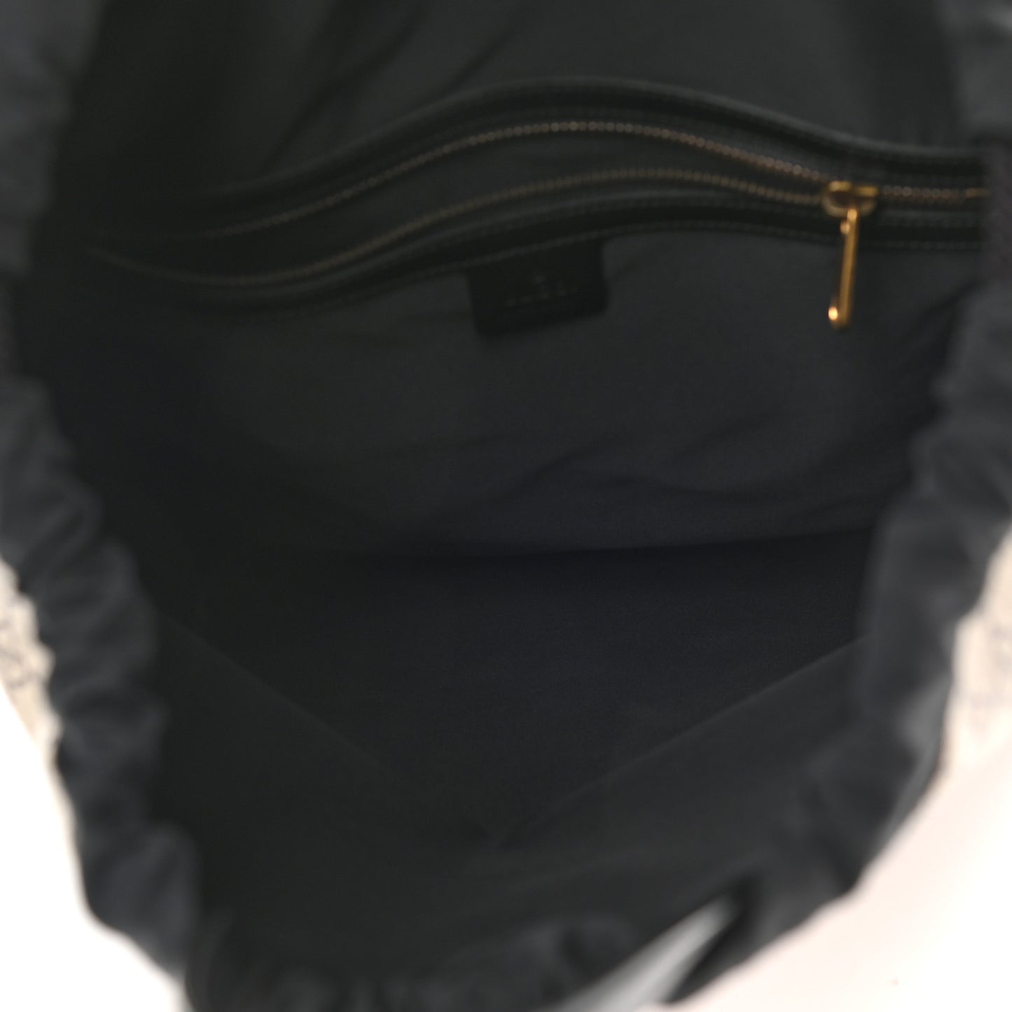 GG Supreme Monogram Angry Cat Drawstring Backpack