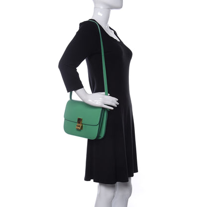 Celine Smooth Calfskin Classic Box Medium Flap Bag Palm 2 of 10