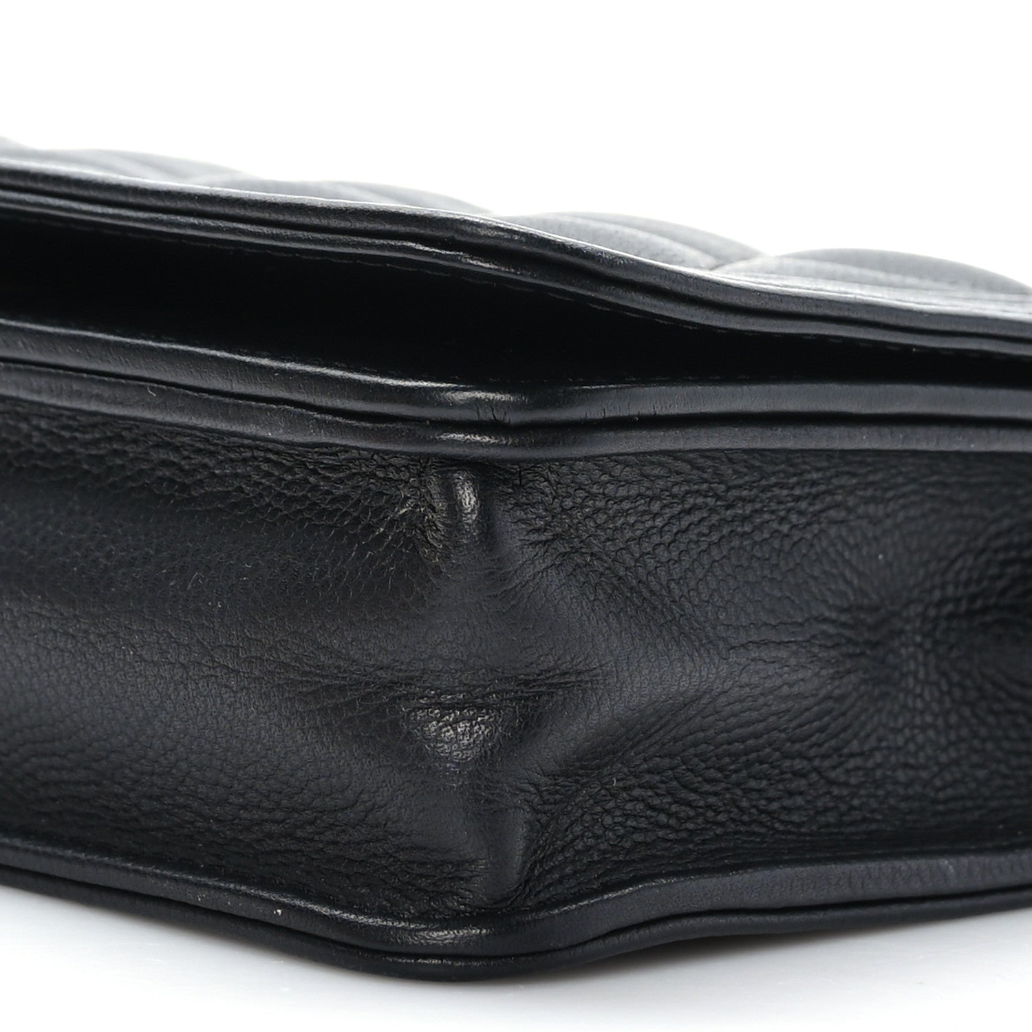 Chanel Caviar Quilted Boy Wallet On Chain WOC Black 9 of 10