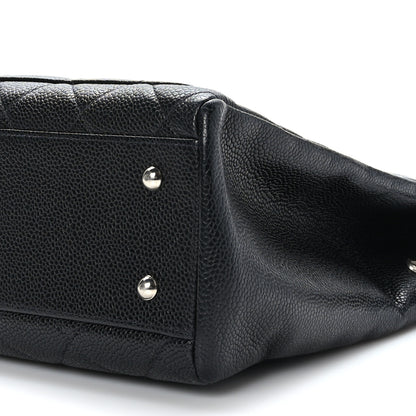 Chanel Caviar Quilted CC Shoulder Bag Black 9 of 9