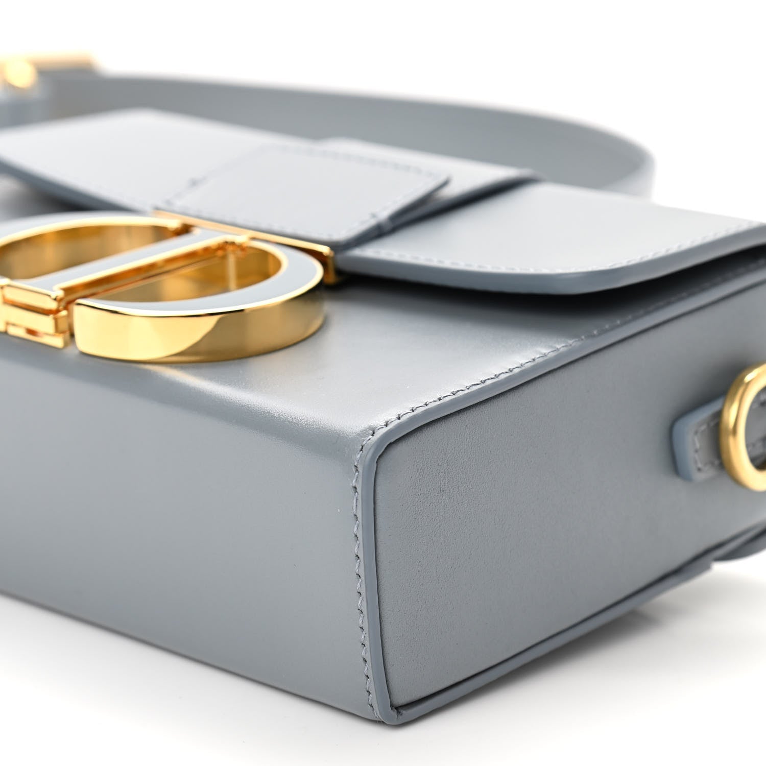 Christian Dior Box Calfskin 30 Montaigne Box Bag Gray 9 of 9