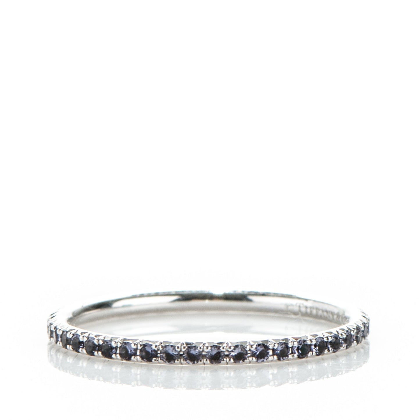 18K White Gold Iolite Metro Ring 7